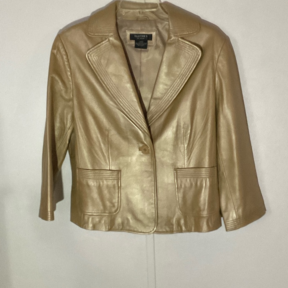 Clothes By Revue 100% Lamb Leather Jacket